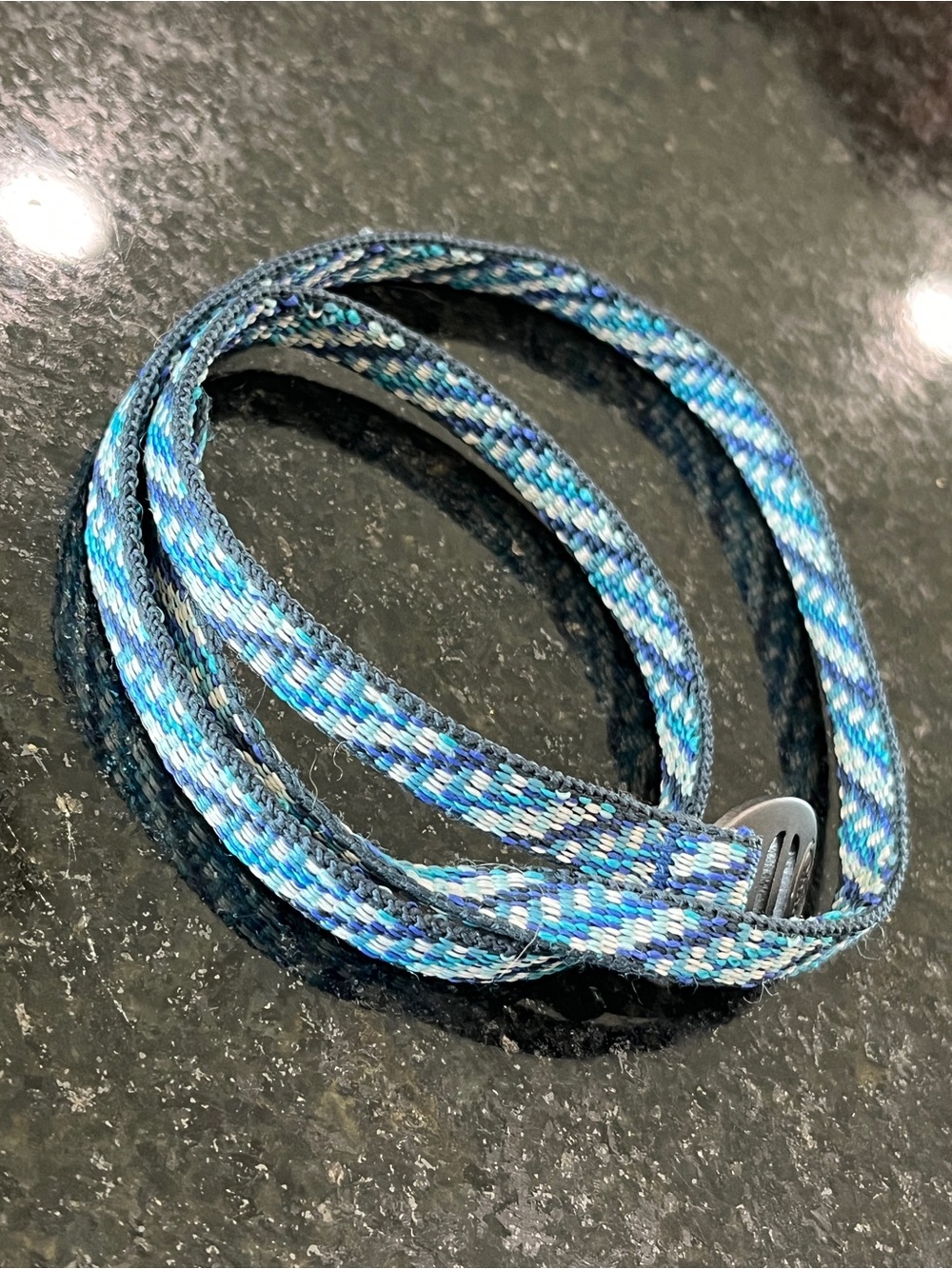Chaco Braided Blue Multi Wrap Bracelet